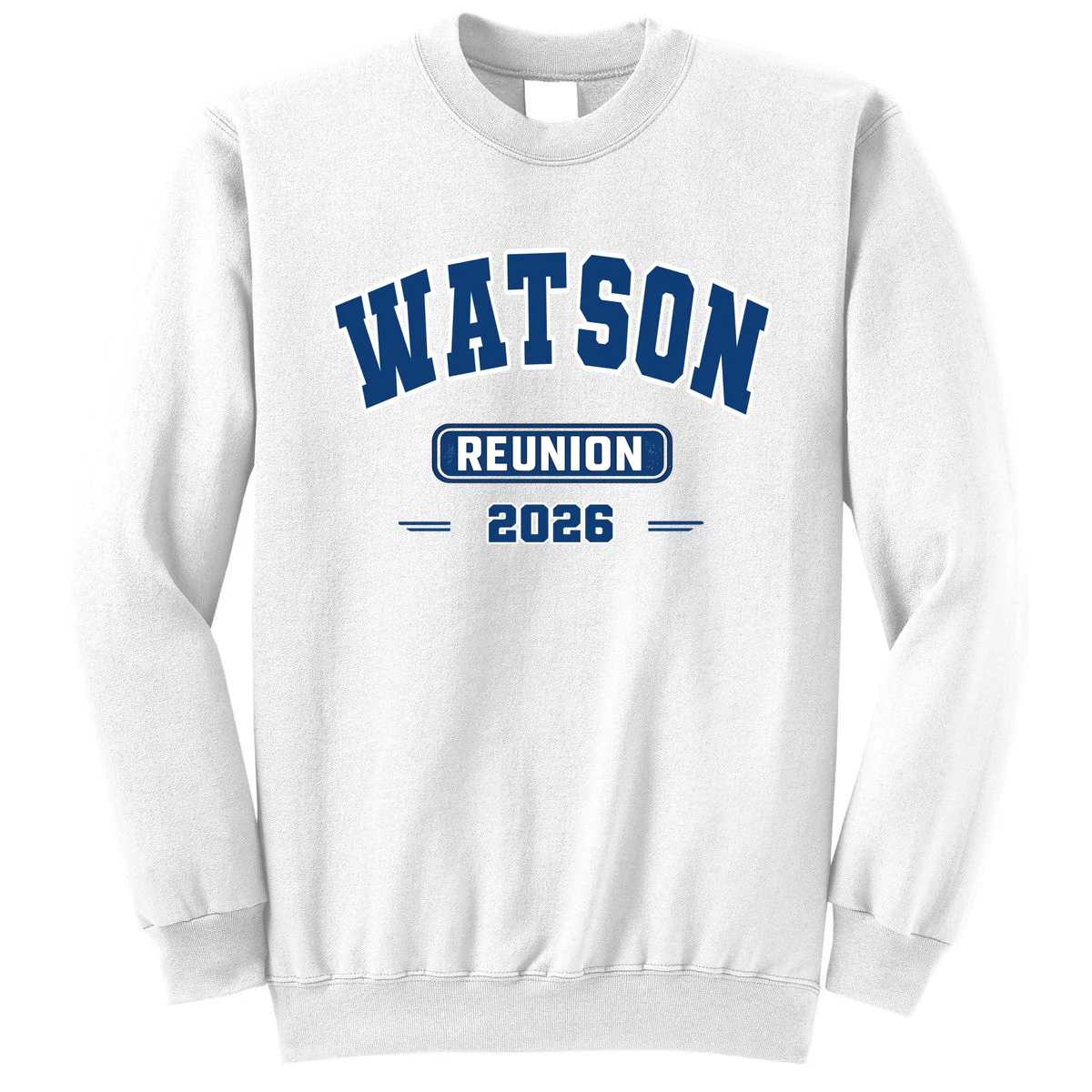 Personalized Family Reunion Last Name and Year Sweatshirt - Front