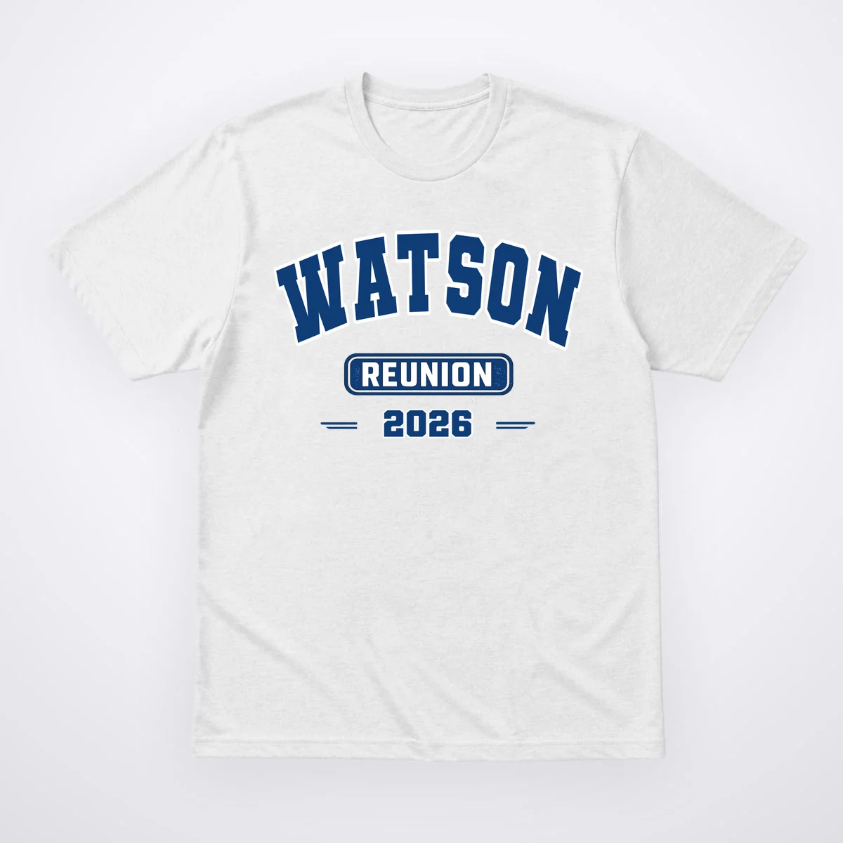 Personalized Family Reunion Last Name and Year T-Shirt - Front