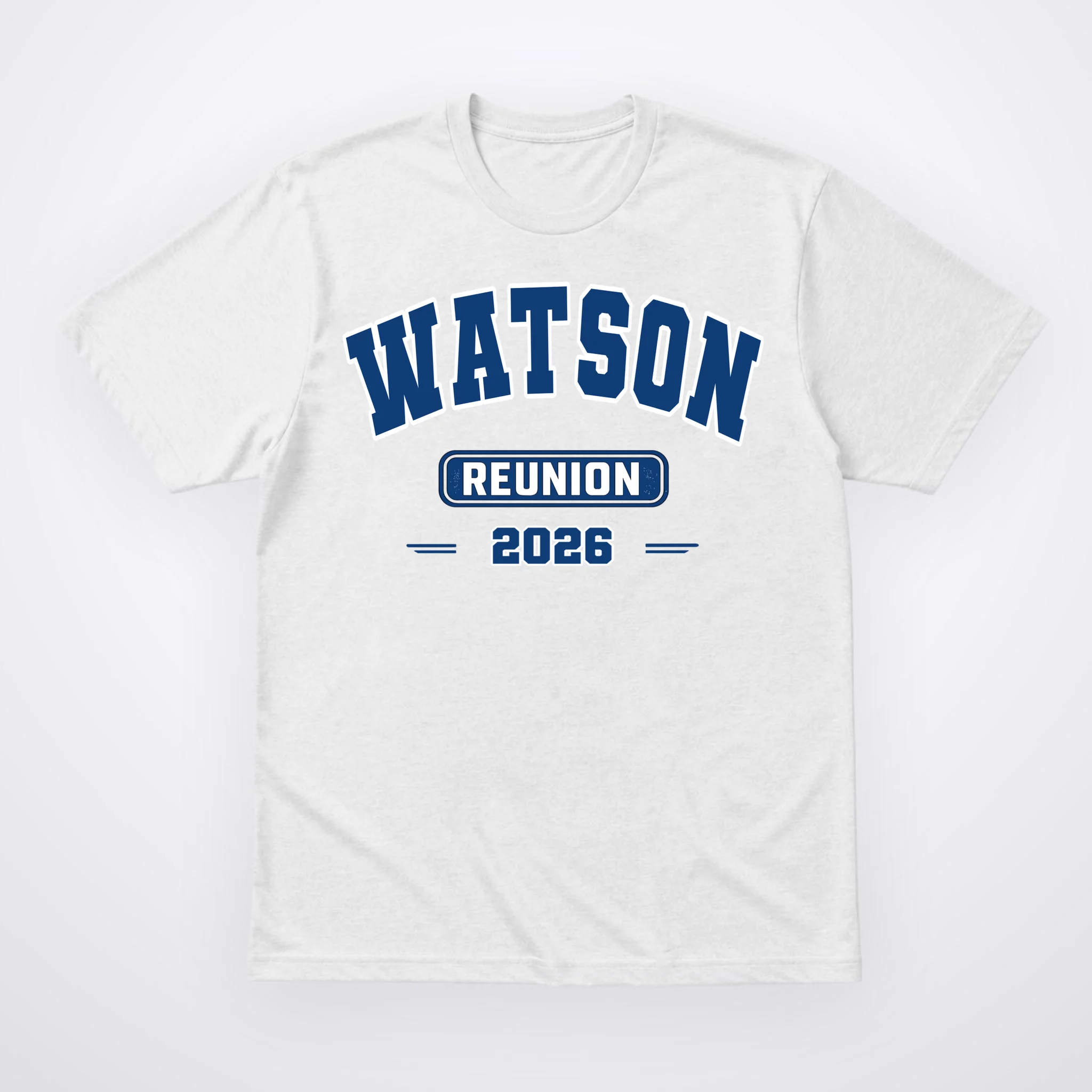 Personalized Family Reunion Last Name and Year Men's T-Shirt - Front