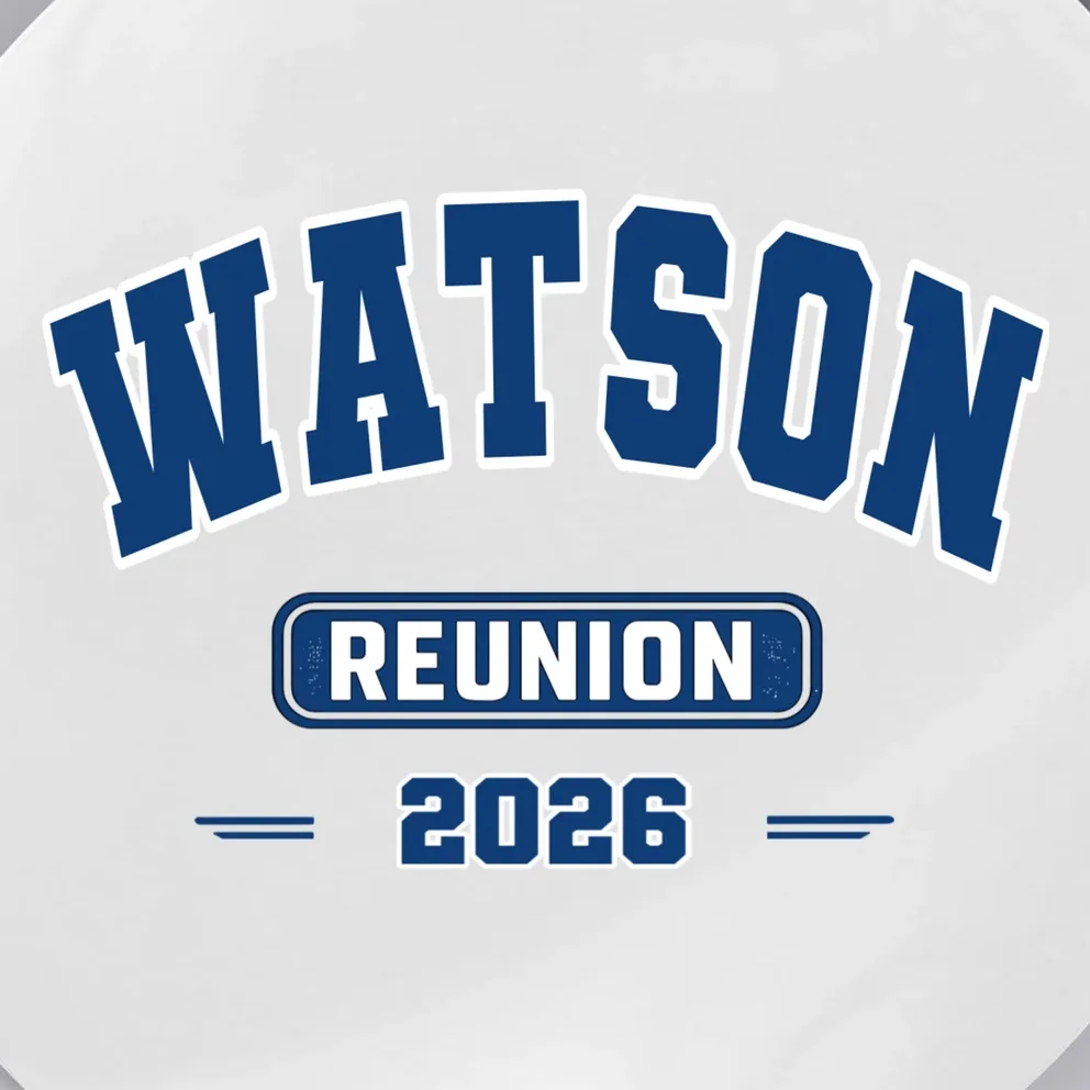 Personalized Family Reunion Last Name and Year Button - Front - Close-up