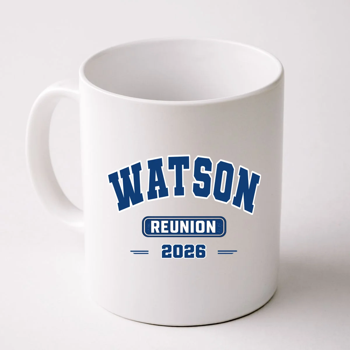Personalized Family Reunion Last Name and Year Coffee Mug - Front