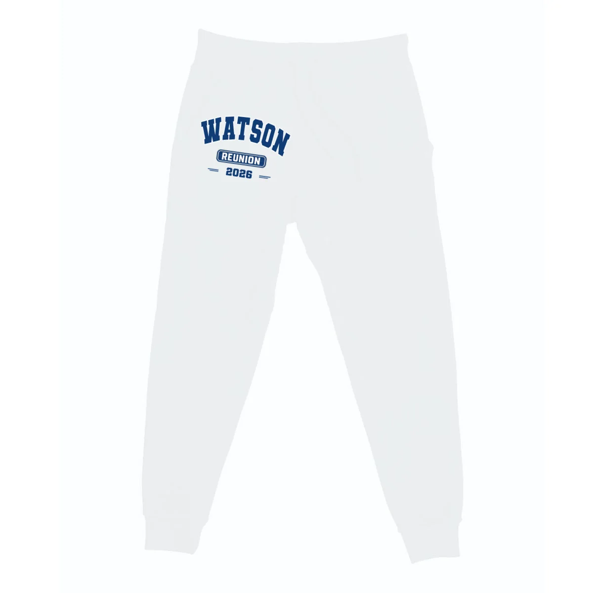 Personalized Family Reunion Last Name and Year Men's Sweatpants - Front