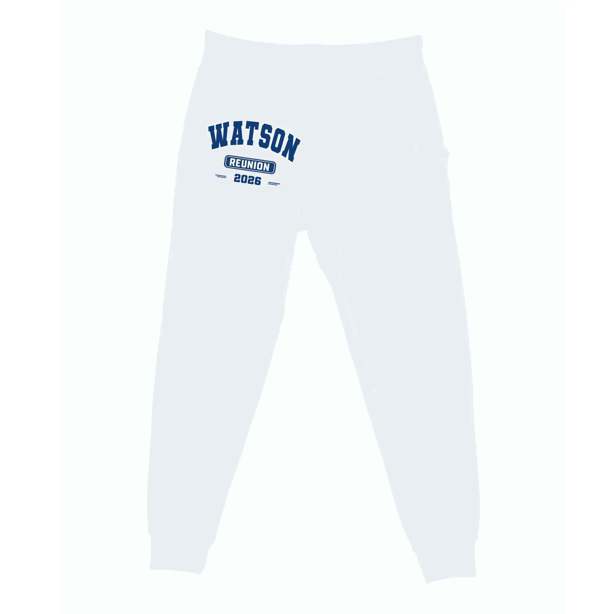 Personalized Family Reunion Last Name and Year Men's Sweatpants - Front