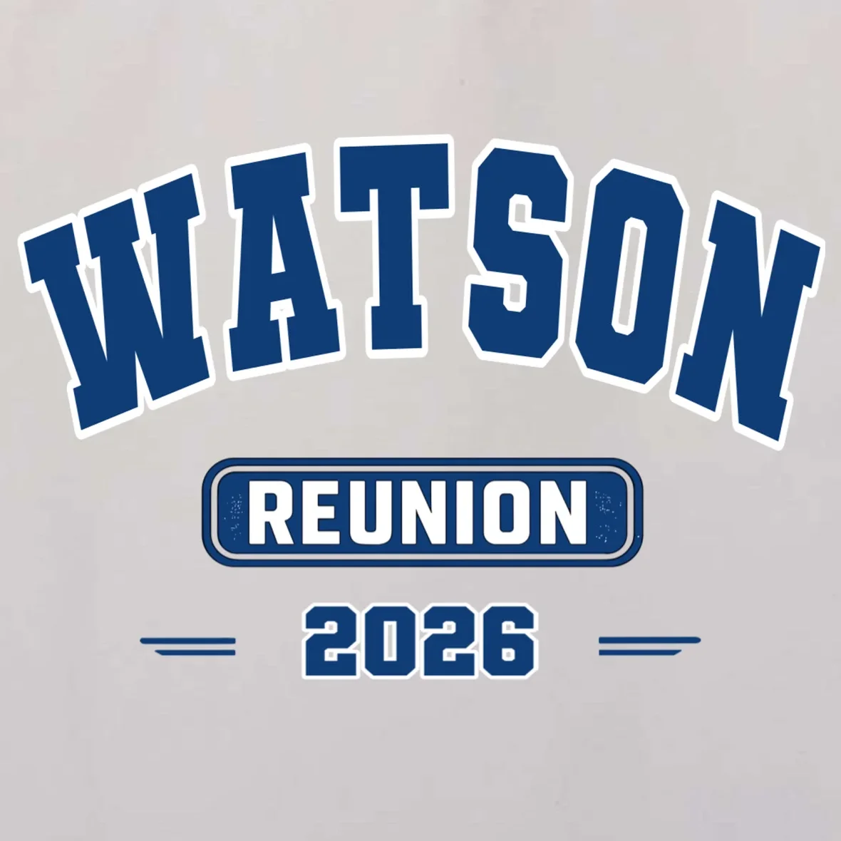 Personalized Family Reunion Last Name and Year Tote Bag - Front - Close-up