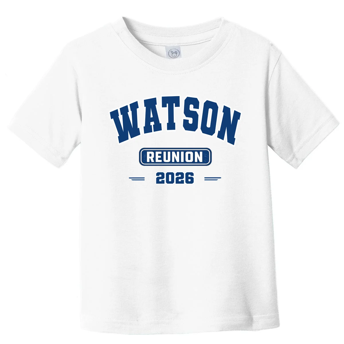 Personalized Family Reunion Last Name and Year Toddler T-Shirt - Front
