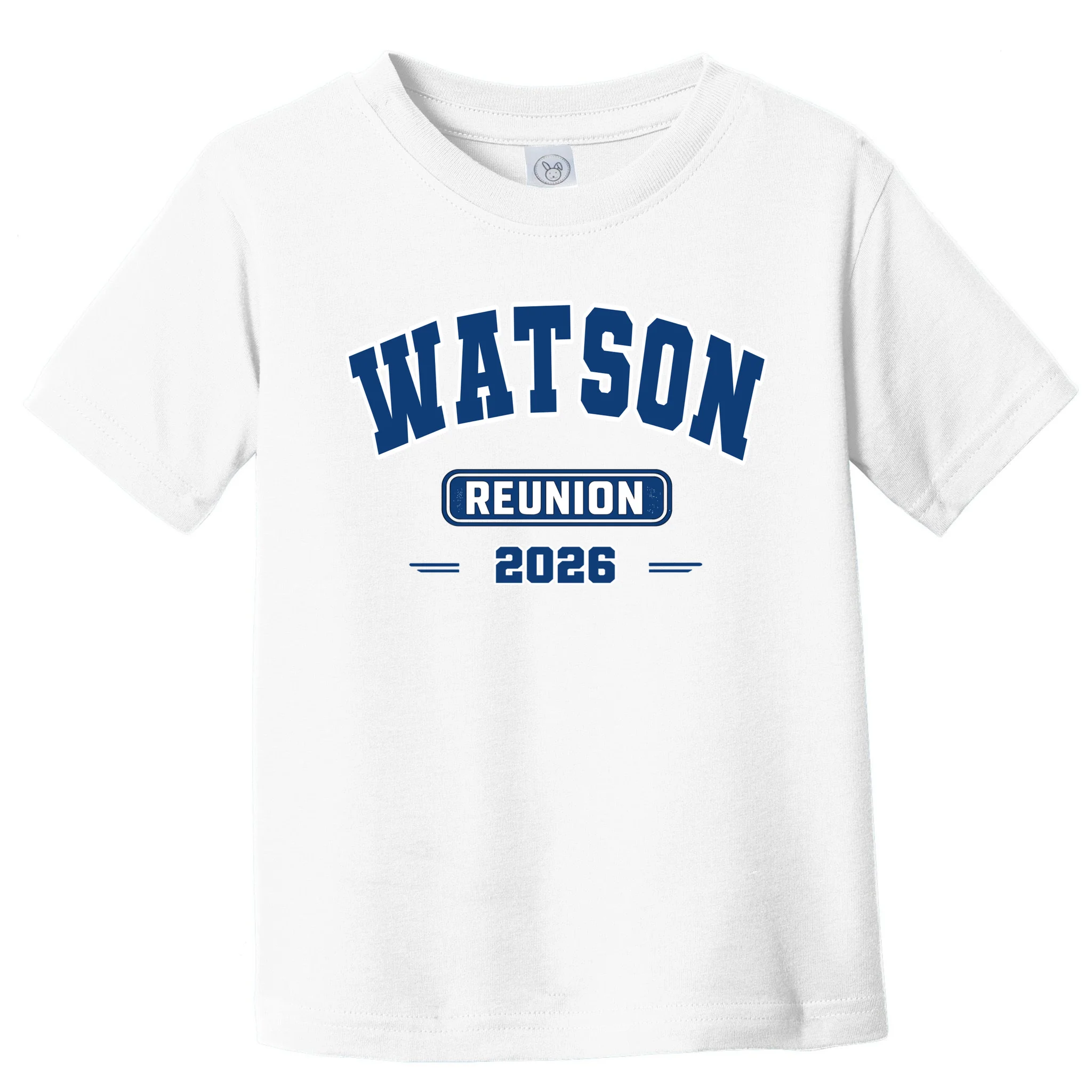 Personalized Family Reunion Last Name and Year Toddler T-Shirt - Front