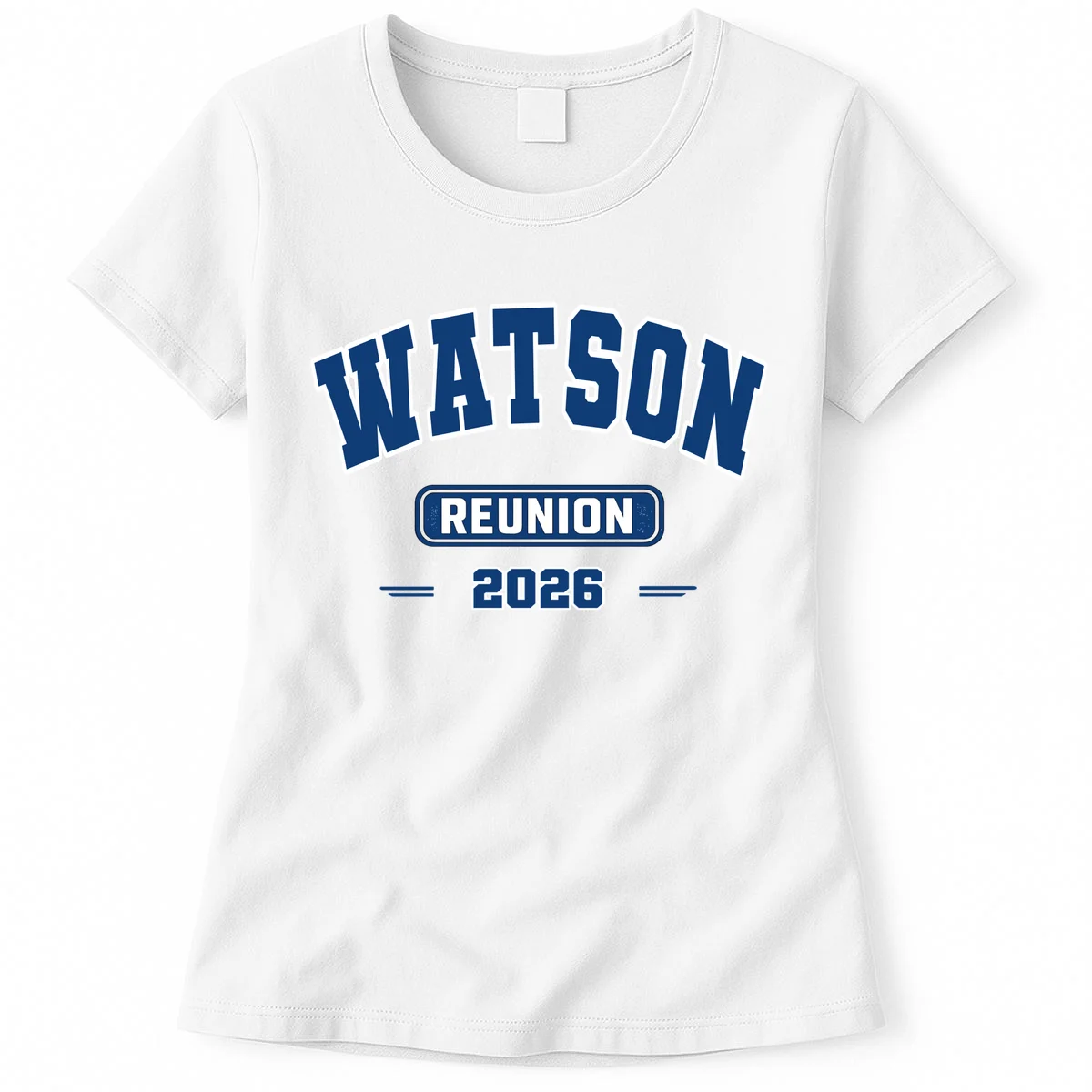 Personalized Family Reunion Last Name and Year Women's T-Shirt - Front