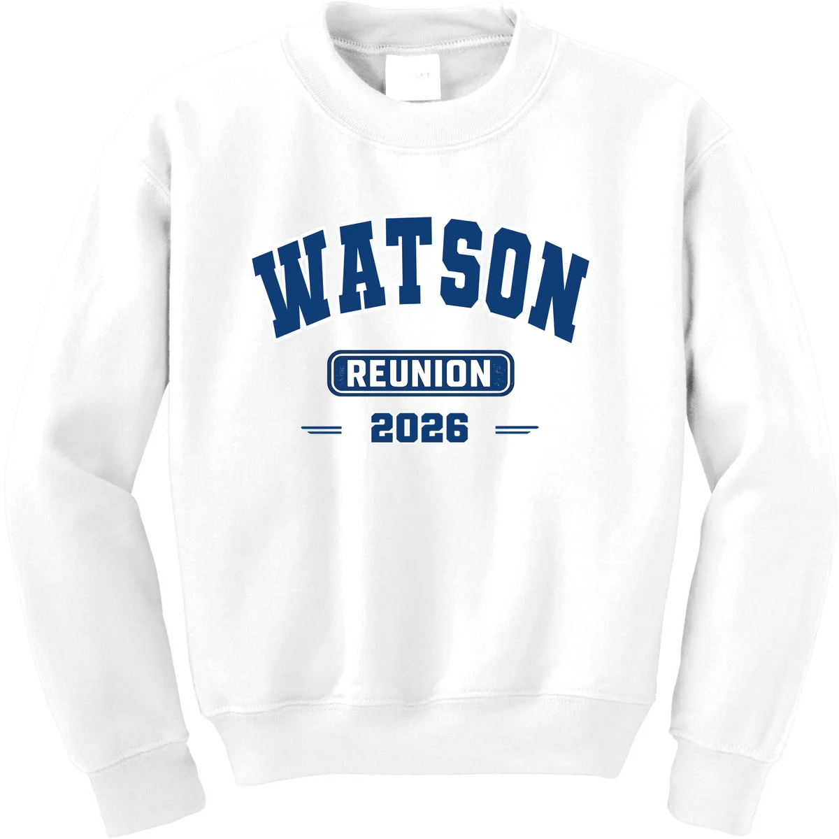 Personalized Family Reunion Last Name and Year Kids Sweatshirt - Front