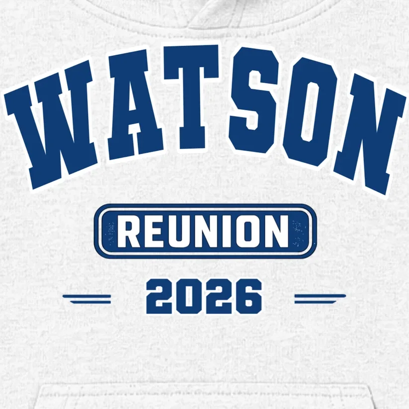 Personalized Family Reunion Last Name and Year Kids Hoodie - Front - Close-up