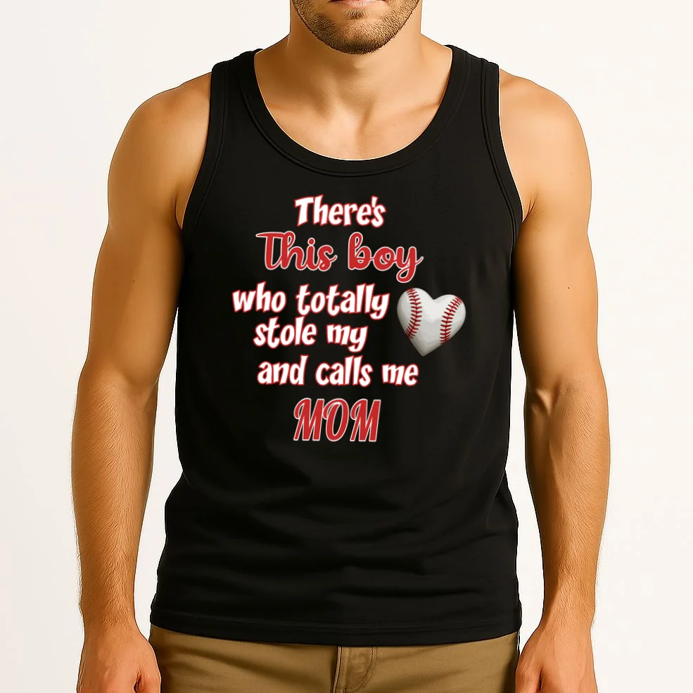 Personalized Sports Design – Custom Name Multi-Sport Love Graphic Men's Tank Top - Front 2