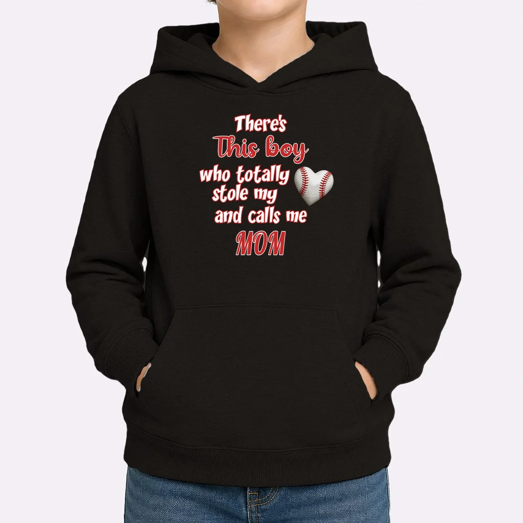 Personalized Sports Design – Custom Name Multi-Sport Love Graphic Kids Hoodie - Front 1