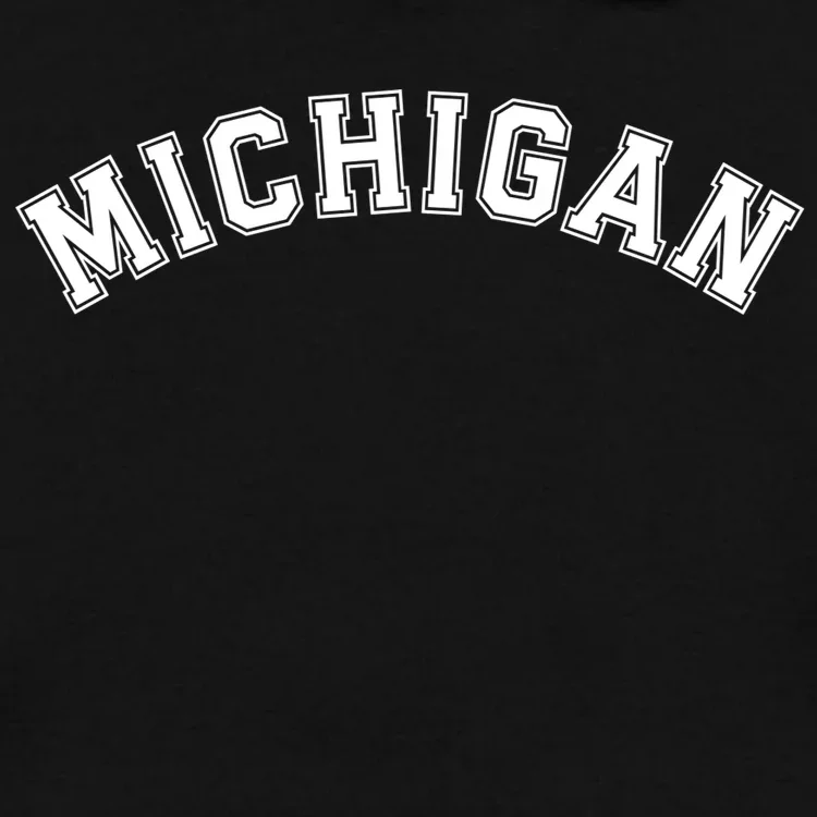 Personalize Sports Team City Name College Arch Custom Text Men's Hoodie - Front - Close-up