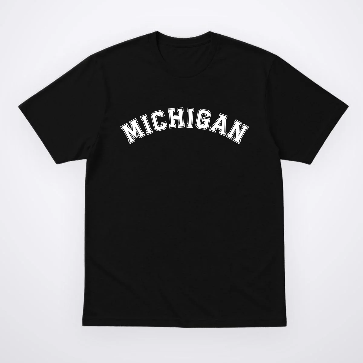 Personalize Sports Team City Name College Arch Custom Text T-Shirt - Front