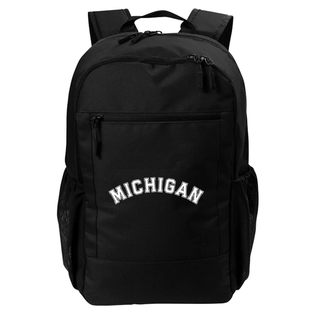 Personalize Sports Team City Name College Arch Custom Text Backpack - Front