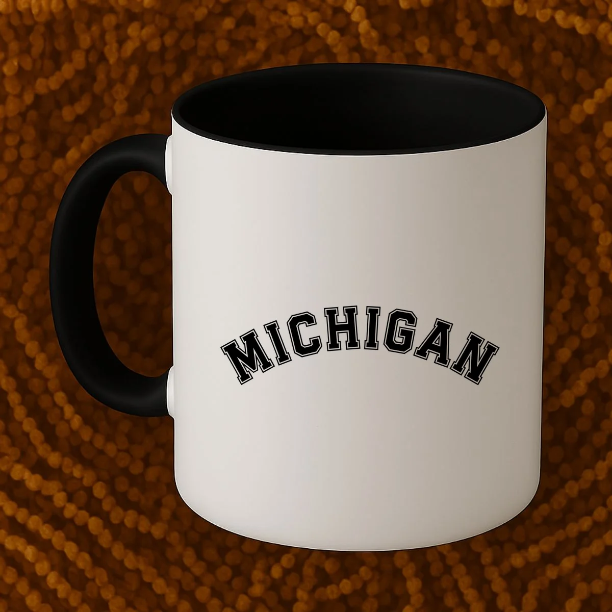 Personalize Sports Team City Name College Arch Custom Text Coffee Mug - Front 1
