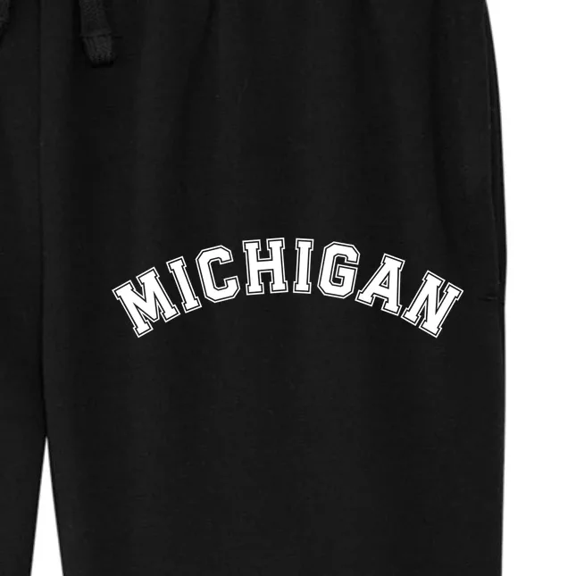 Personalize Sports Team City Name College Arch Custom Text Women's Fleece Sweatpants - Front - Close-up