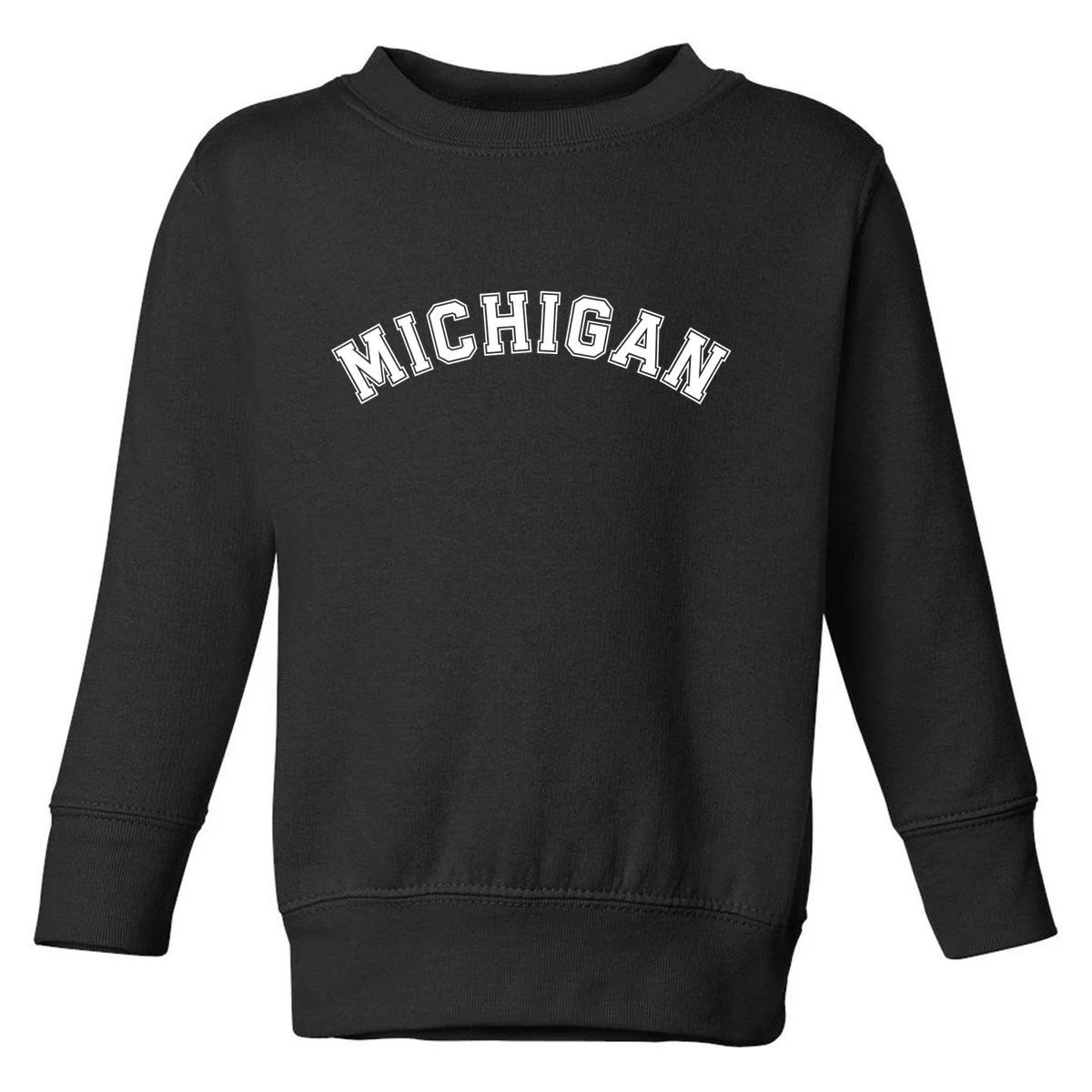 Personalize Sports Team City Name College Arch Custom Text Toddler Sweatshirt - Front