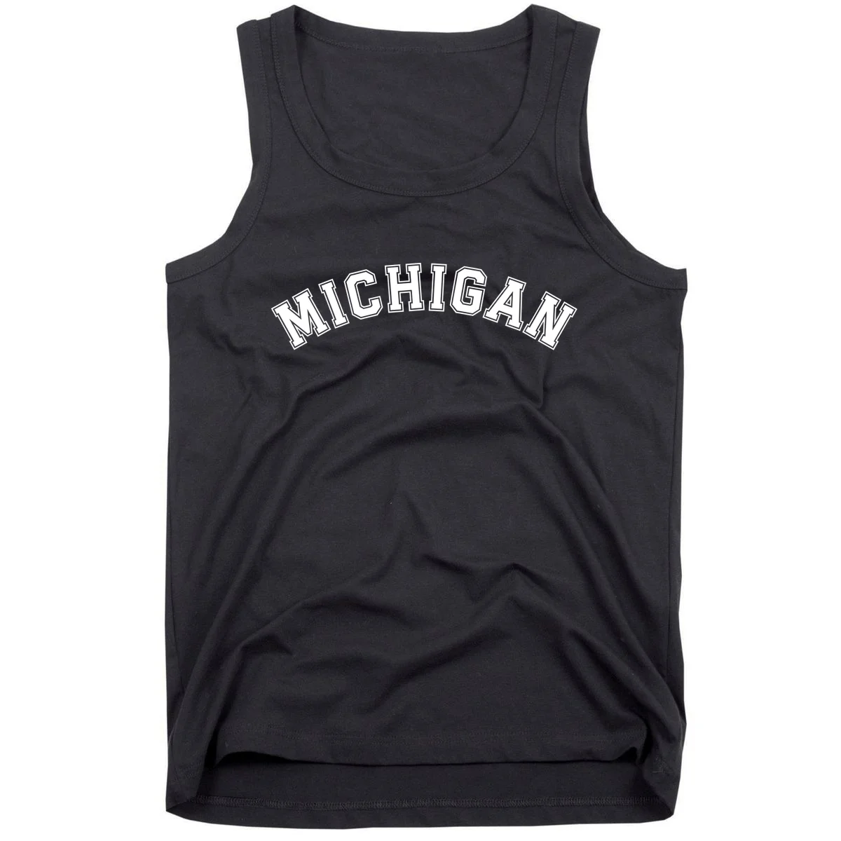 Personalize Sports Team City Name College Arch Custom Text Tank Top - Front
