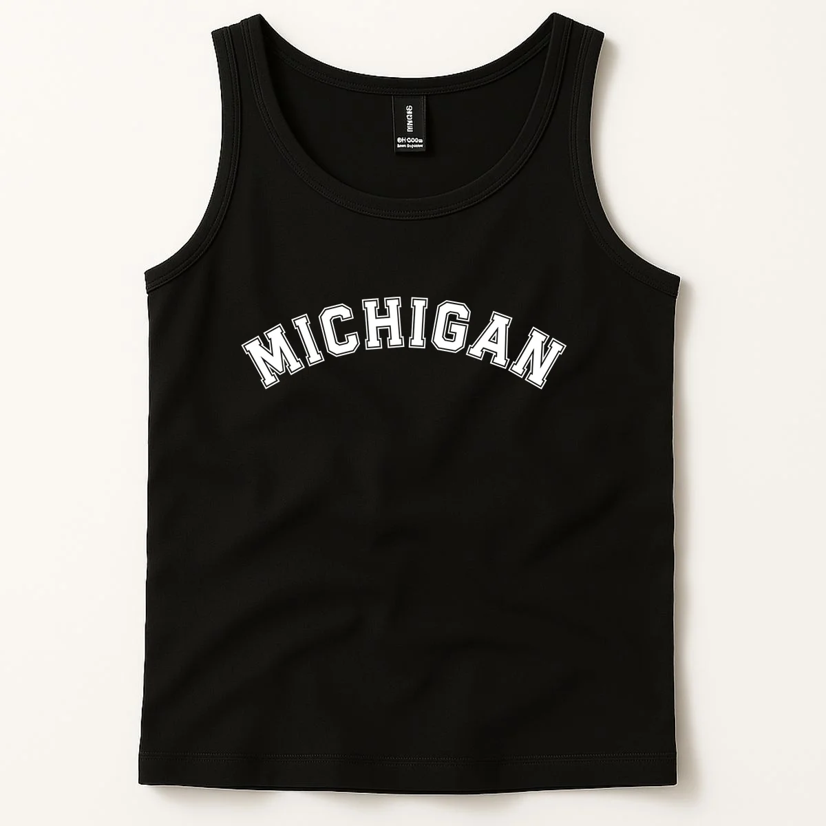 Personalize Sports Team City Name College Arch Custom Text Tank Top - Front 1