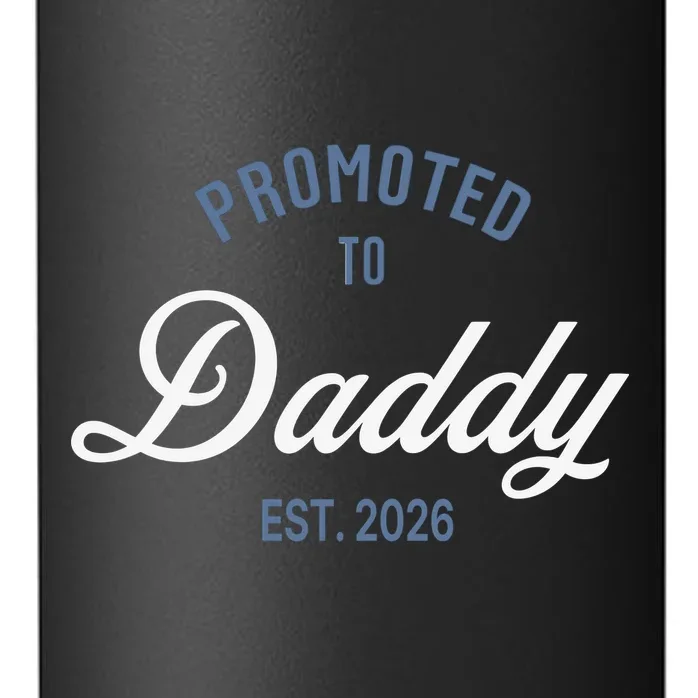 Promoted To Daddy Personalized 24oz Water Bottle Gift - Front - Close-up