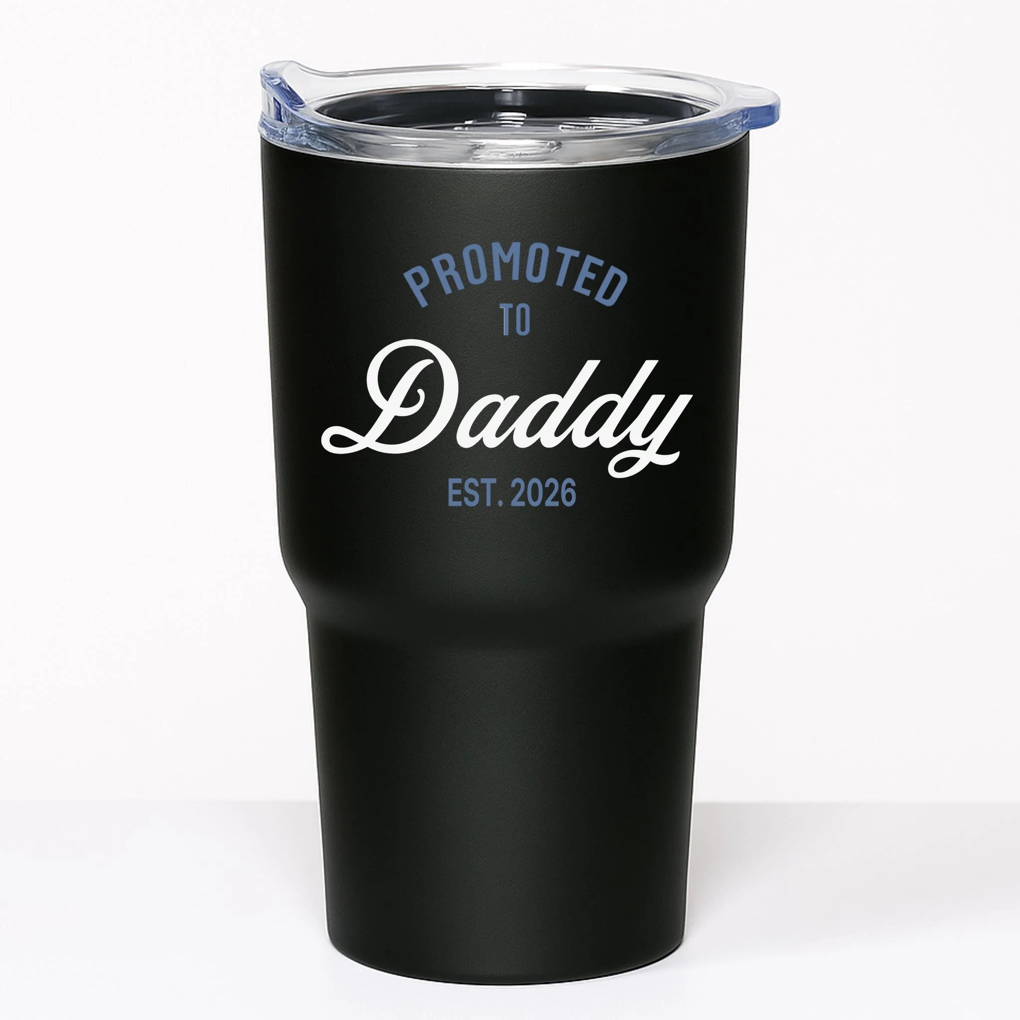 Promoted To Daddy Personalized 20oz Tumbler Gift - Front
