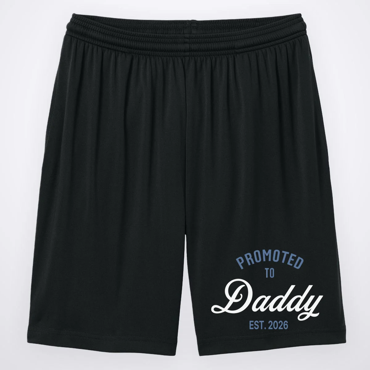 Promoted To Daddy Personalized Men's Shorts Gift - Front
