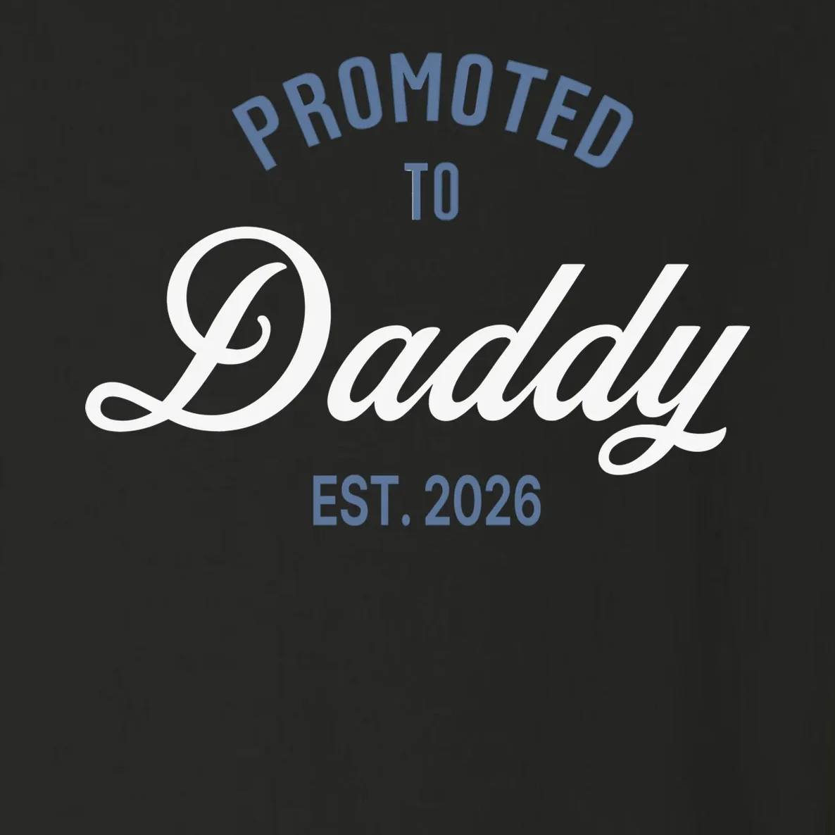 Promoted To Daddy Personalized Toddler Long Sleeve Shirt Gift - Front - Close-up