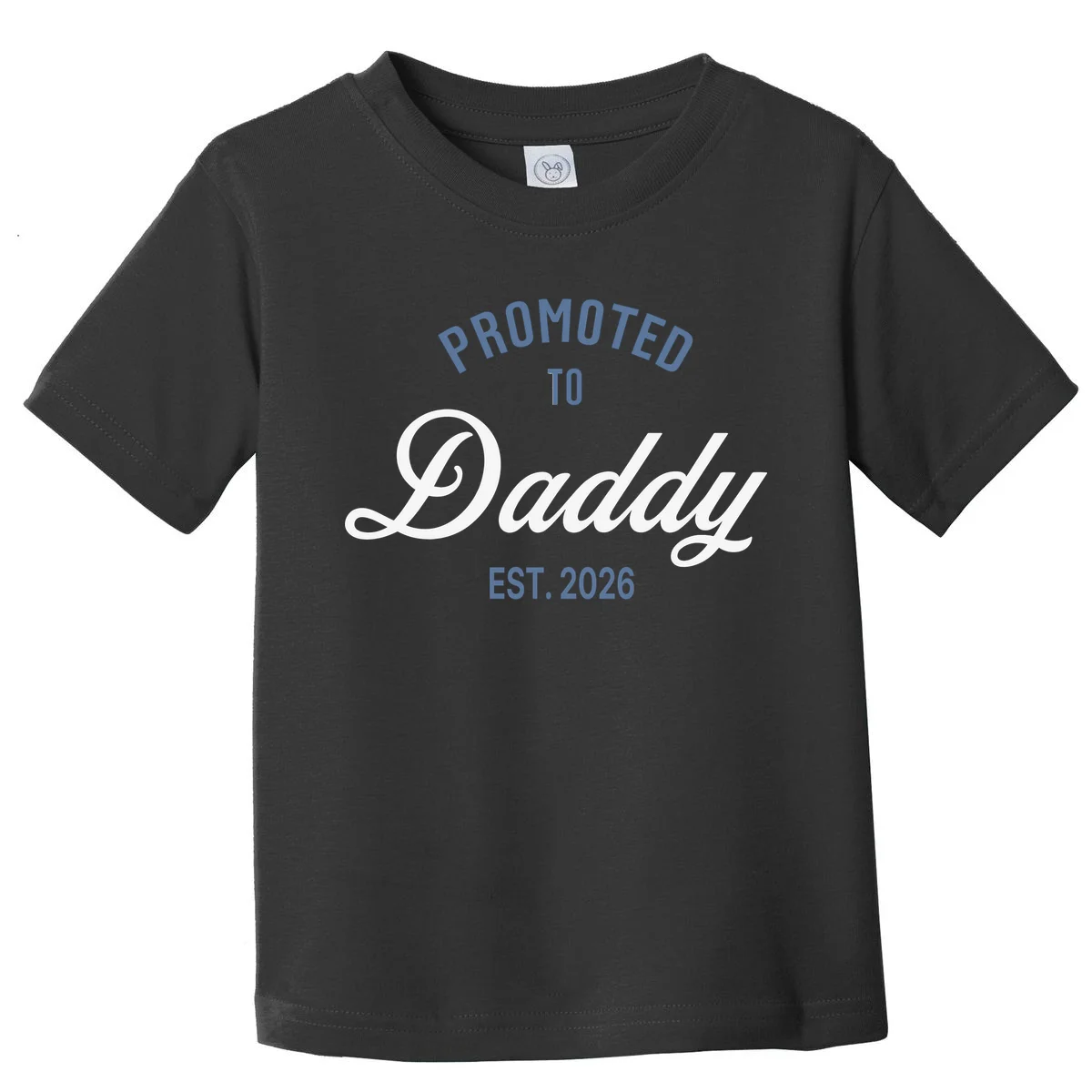 Promoted To Daddy Personalized Toddler T-Shirt Gift - Front