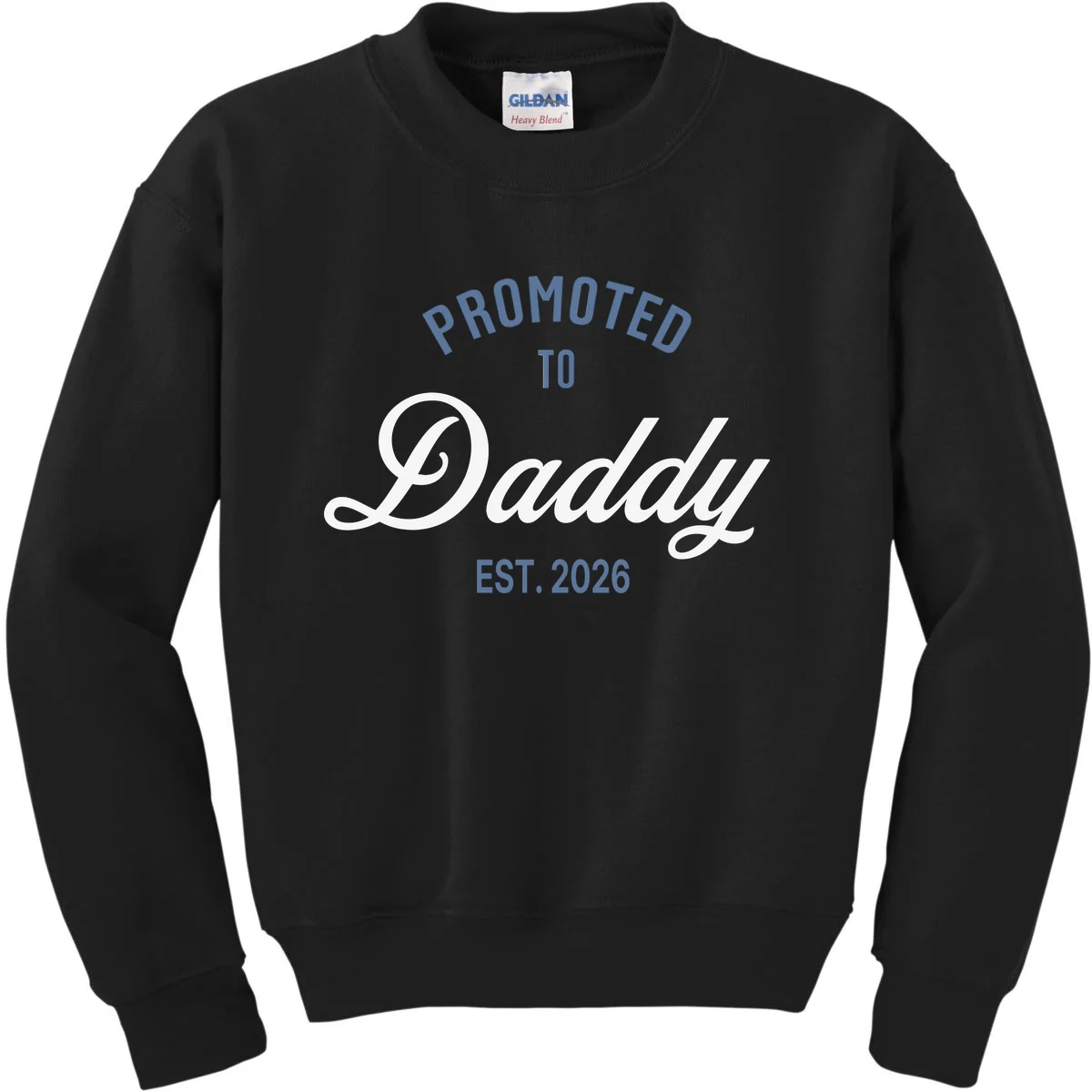 Promoted To Daddy Personalized Kids Sweatshirt Gift - Front