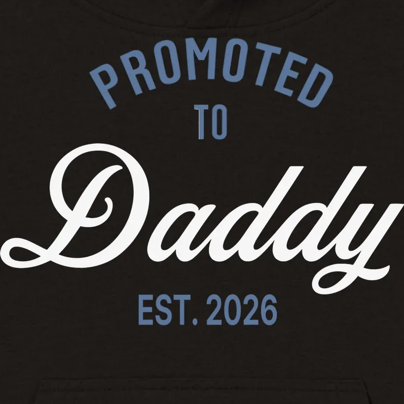 Promoted To Daddy Personalized Kids Hoodie Gift - Front - Close-up