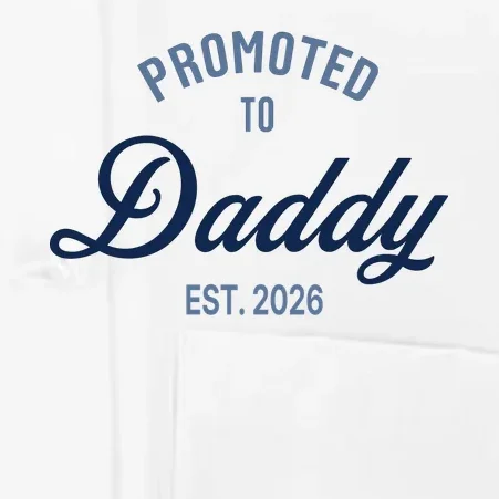 Promoted To Daddy Personalized Men's Chef Coat Gift - Front - Close-up