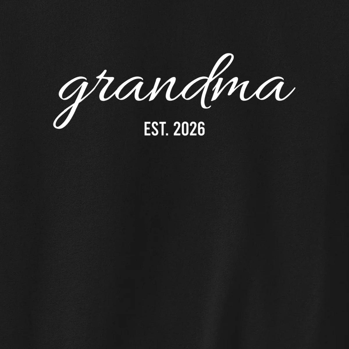 Promoted To New Grandma Customizable Men's Sweatshirt - Front - Close-up