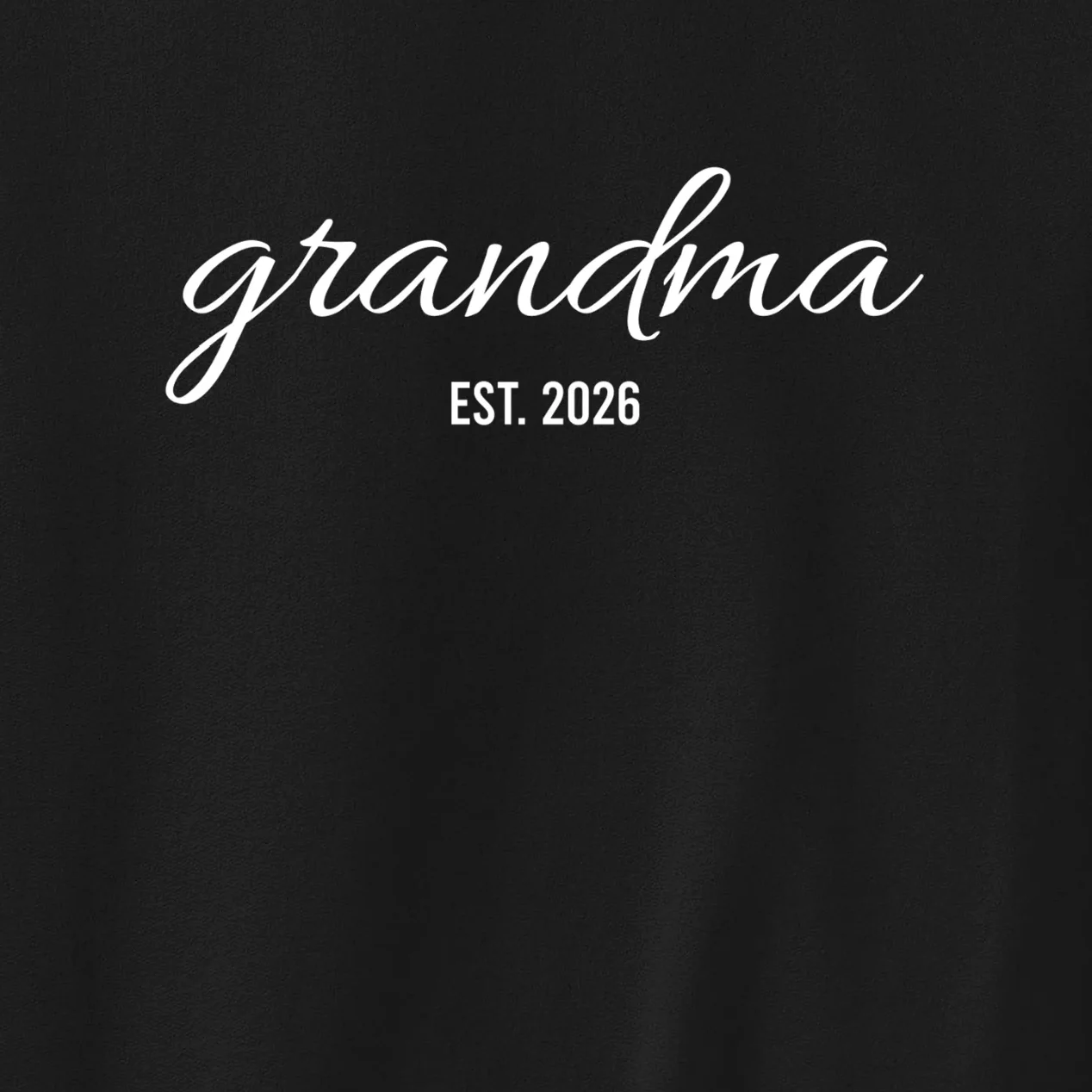 Promoted To New Grandma Customizable Men's Sweatshirt - Front - Close-up