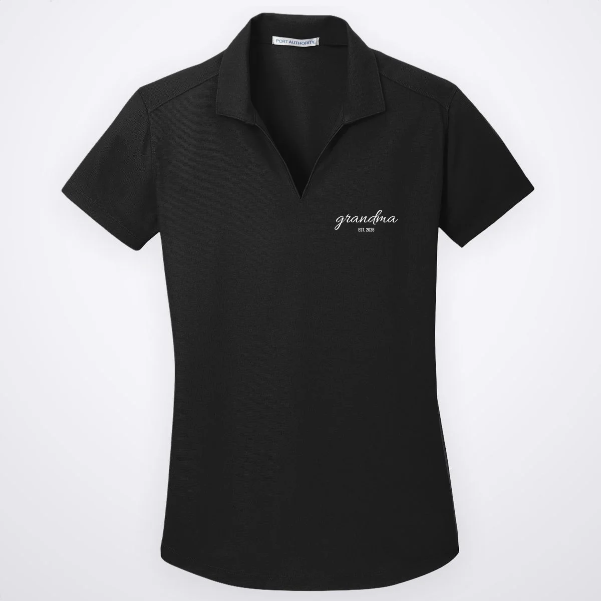 Promoted To New Grandma Customizable Women's Polo - Front
