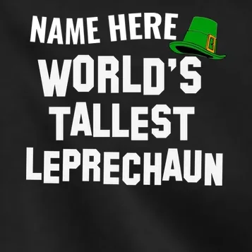 Personalized World's Tallest Leprechaun Custom Name St Patricks Day Kids Jacket - Front - Close-up