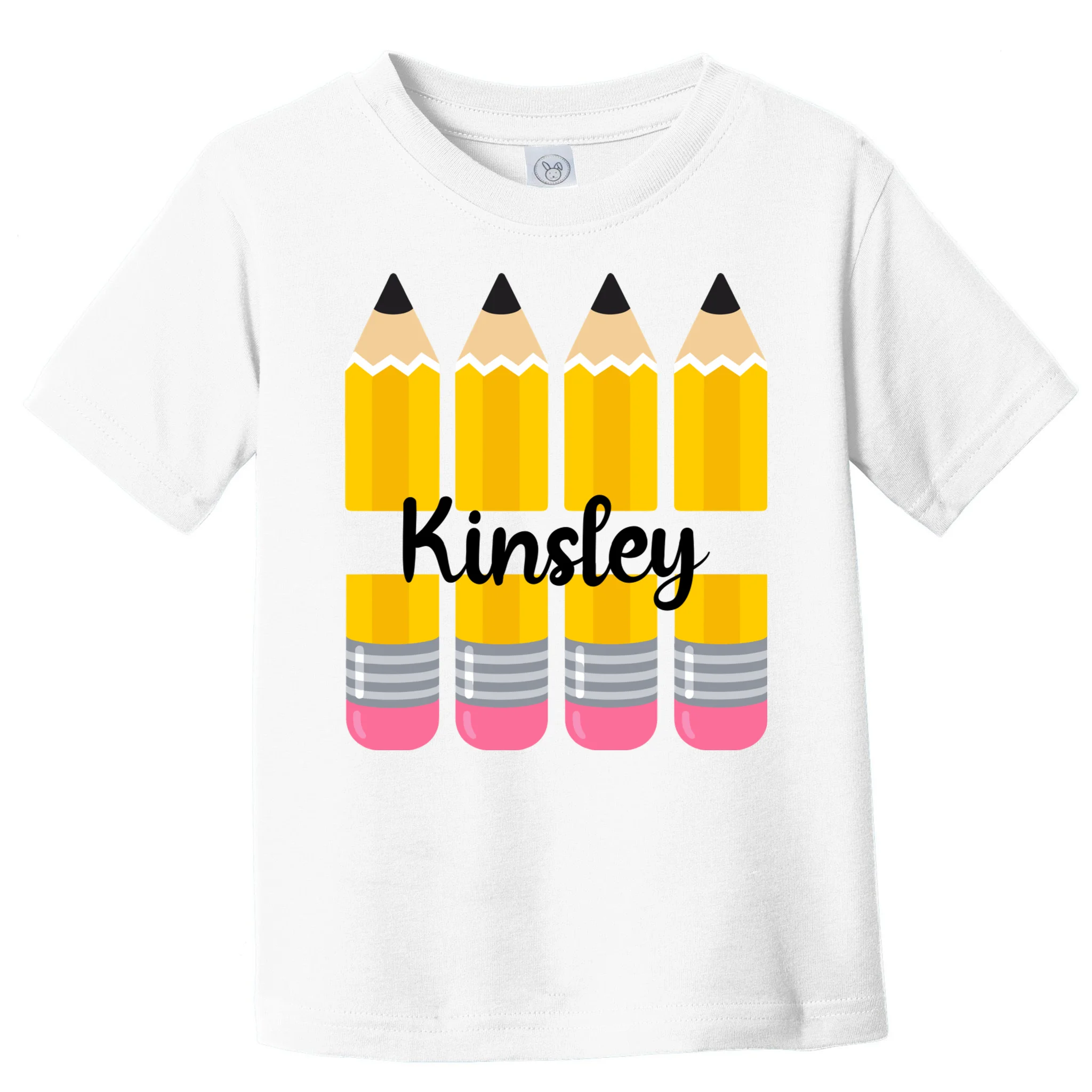 Custom Personalized Kids Name Toddler T-Shirt - Front