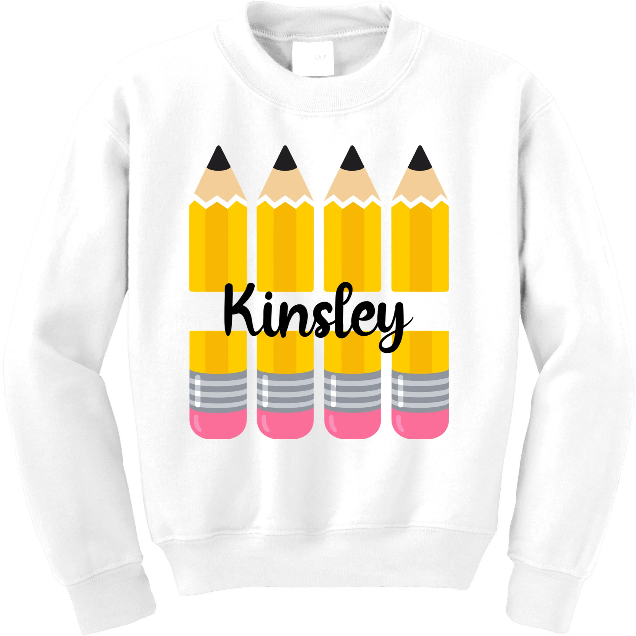 Custom Personalized Kids Name Kids Sweatshirt - Front
