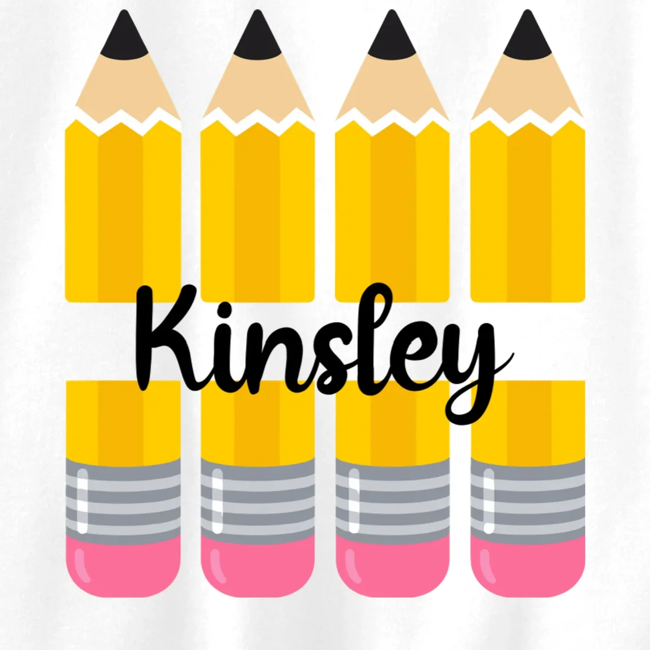 Custom Personalized Kids Name Kids Sweatshirt - Front - Close-up