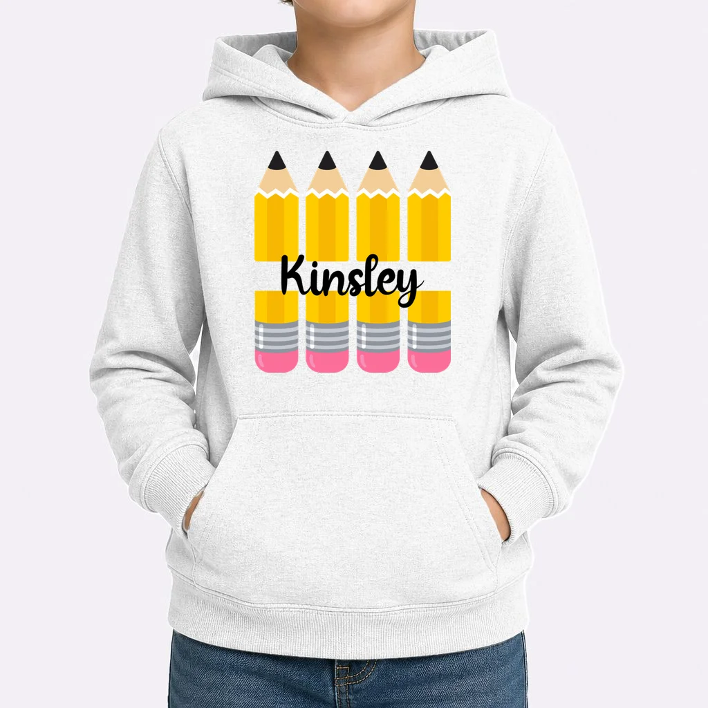 Custom Personalized Kids Name Kids Hoodie - Front 1