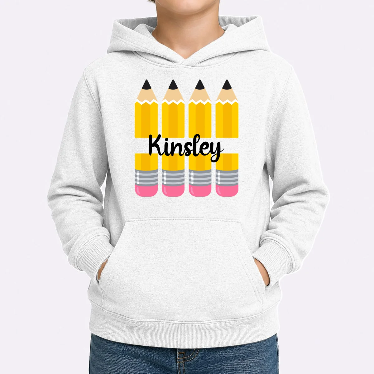 Custom Personalized Kids Name Kids Hoodie - Front 1