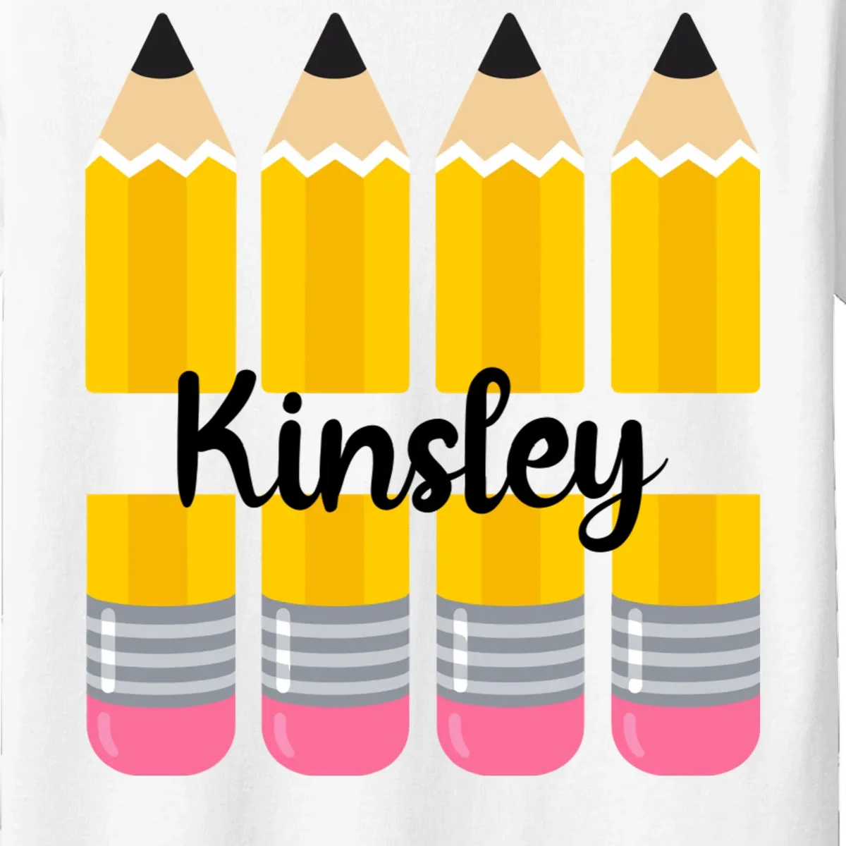 Custom Personalized Kids Name Kids T-Shirt - Front - Close-up