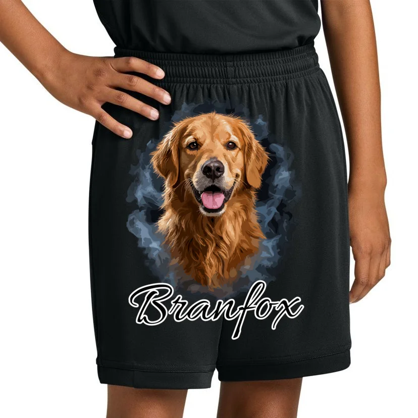 Realistic Dog Portrait Personalized Photo Custom Gift Kids Shorts - Front 1