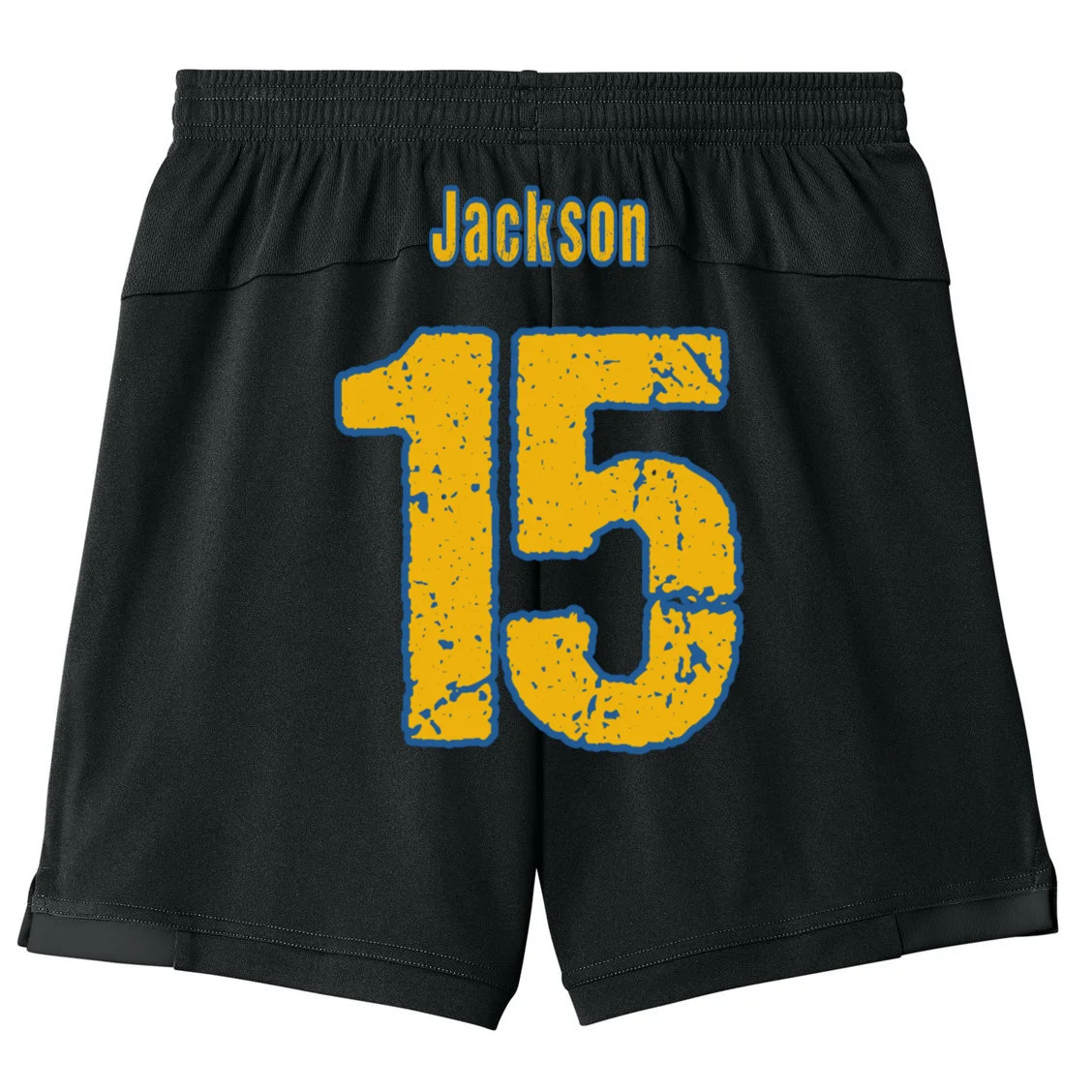 Retro Football Club - Custom Team Name Kids Shorts - Back
