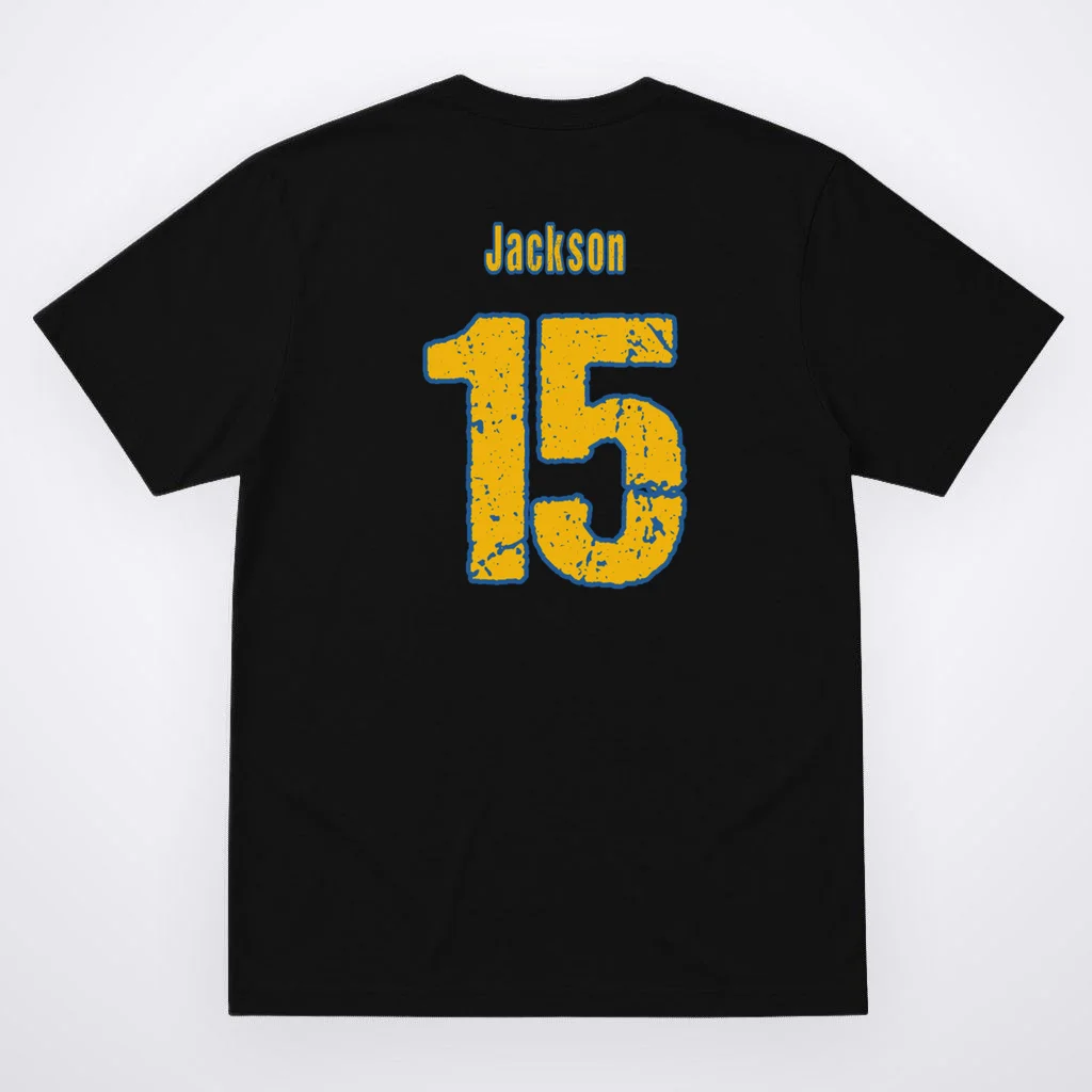 Retro Football Club - Custom Team Name Men's T-Shirt - Back