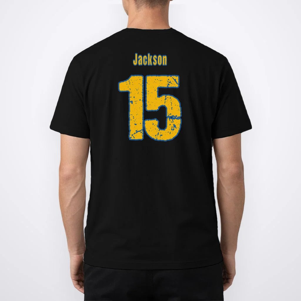 Retro Football Club - Custom Team Name Men's T-Shirt - Back 1