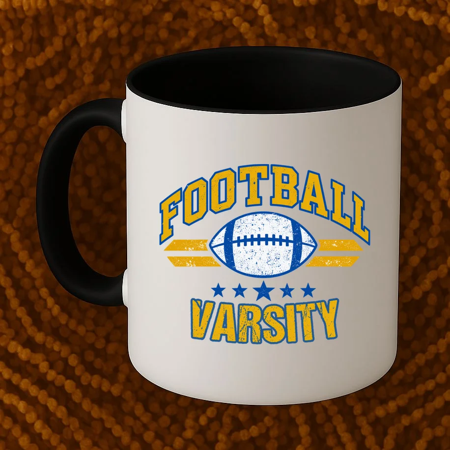 Retro Football Club - Custom Team Name Mug - Front 1