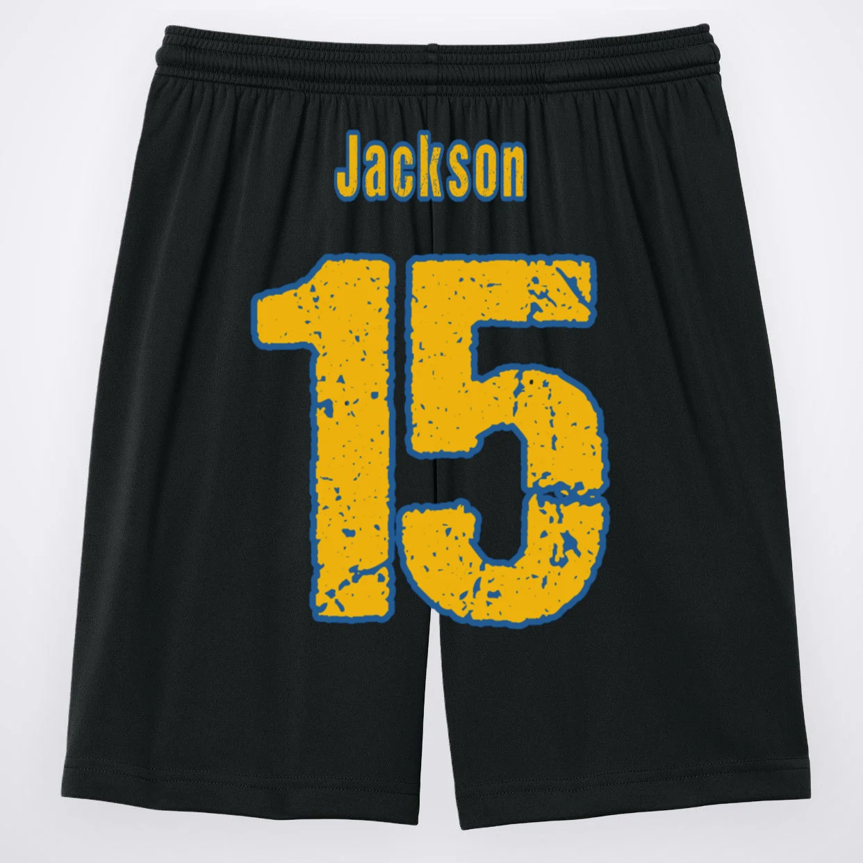 Retro Football Club - Custom Team Name Men's Shorts - Back