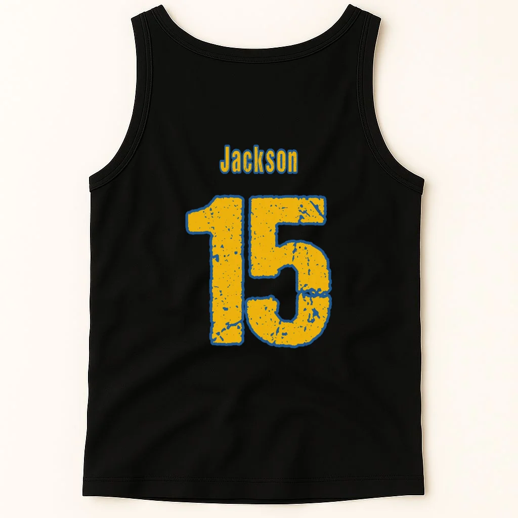Retro Football Club - Custom Team Name Men's Tank Top - Back 1