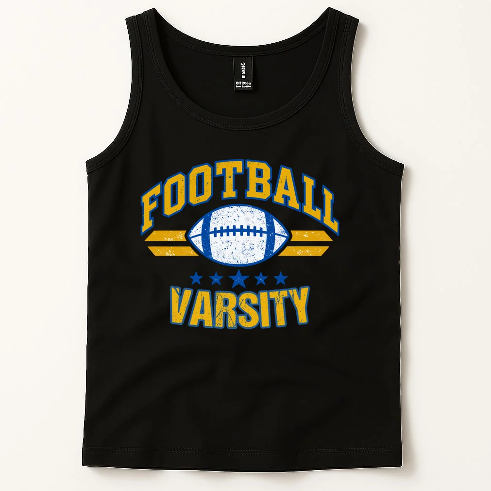 Retro Football Club - Custom Team Name Men's Tank Top - Front 1