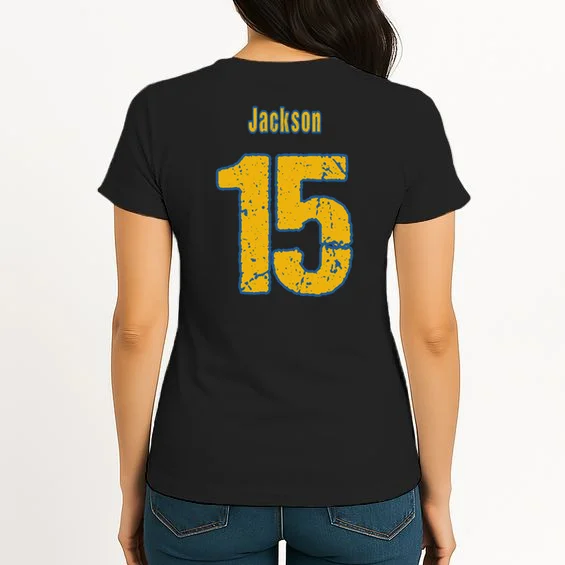 Retro Football Club - Custom Team Name Women's T-Shirt - Back